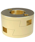 Dope 16mm T8 Oldham Coupling Fits Z-Axis 3D Printer And CNC Hot Bed Vibrations, Flexible Shaft For Smooth Transmission, Super Easy Install, Tight Fit DIY Gear brass coupling