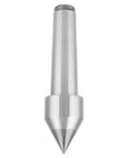 Durable Dead Center For Lathe And Milling Machine, Morse Taper 60 Degree Center With Cemented Carbide Tip, Heat Treated Steel Construction