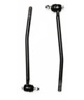 Front Upper Lower Steering Tie Rod Replacement Kit For Lincoln Continental 7.0L 1961 1965, featuring two black tie rods with grease fittings.