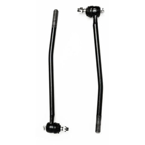 Front Upper Lower Steering Tie Rod Replacement Kit For Lincoln Continental 7.0L 1961 1965, featuring two black tie rods with grease fittings.