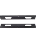 Black large size Beefy Underbody Truck Tool Box Mounting Bracket Kit with screws for trailer underbody boxes, 2-pack