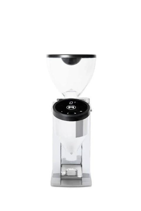 Premium Compact Home Espresso Maker Paired With Precision Burr Grinder Featuring Pid Temperature Lock For Hella Rich Extraction And Ready To Rock Convenience, clear glass bean hopper, sleek modern design.