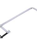 Heavy Duty F Clamp Set With 1400 Lbs Clamping Force Drops Forged Steel Bar Tools for woodworking, featuring a long steel gripping arm.
