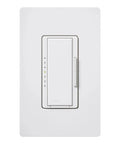 Maestro Pro LED Plus Tap Dimmer Switch For 250W LED, 500W ELV, 400W MLV, Single Pole Or Multi Location Dimming, Neutral Optional, White Finish