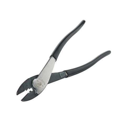 Made In USA Pro Grade Heavy Duty Cutting And Crimping Tool For Non Insulated 10 To 22 AWG Solderless Terminals with Tapered Nose