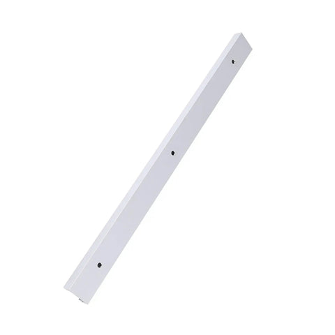 Aluminum T Slot Track With Wood Screws, Double Cut Profile For Woodworking Jigs And Fixtures, 400mm Length shown at an angle