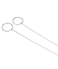 Six Piece Sewing Kit With Stainless Steel Tools For DIY Knitting And Projects Includes Rope Threader Closed Rope Threader Turn Hooks Elastic Clamp And Must Have Tools Easy To Use And Highly Practical, stainless steel loop threader tool