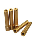 10 Piece Premium Tig Welding Electrode Collets With Wedge Design For 1.6 2.4 3.2Mm And 1.0Mm Sizes Fits Perfectly On WP17 18 26 Torch Kits, brass collets.