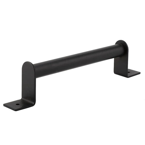 Black Heavy Duty Carbon Steel Pull Handle For Sliding Barn Doors And Cabinet Doors With Vintage Style Hardware That Is Tough As Nails