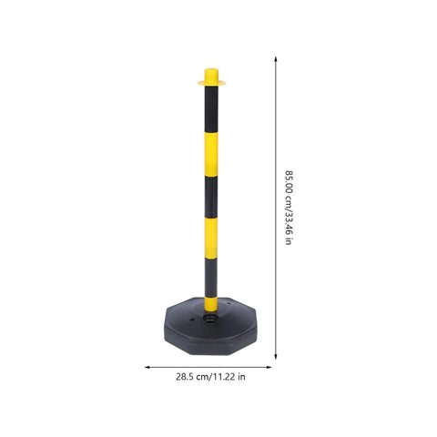 Heavy Duty Elastic Warning Bollard Post With Rock Solid Bounce Back Shield For Tight Parking Spots and Driveway Guard