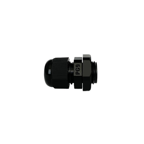 Cable Gland Kit 10Pcs PG9 Black PA66 Waterproof Adjustable Nylon Cable Glands With Gasket