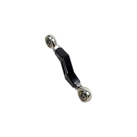 Harley Brake Shift Lever Linkage Pushrod Upgrade For Softail Mid Controls Fits 2018 2025 Street Bob Low Rider And FX Models 6061 T6 Aluminum Billet Black Anodized Gnarly Performance Upgrade black billet linkage with rod ends
