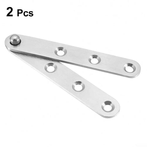 360 Degree Rotatable Door Pivot Hinges 100 x 16 x 11mm Stainless Steel For Home Cabinets And Toolboxes Beefy Heavy Duty With Smooth Full Range Movement And Easy Access