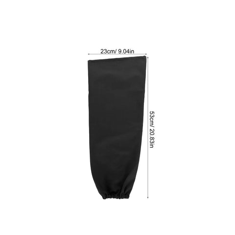 Heavy Duty Fireproof Welding Sleeve, 23cm x 53cm, black heat resistant arm guard for mechanics and welders.
