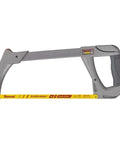 Beefy High Tension Hacksaw Frame With Bi-Metal Safe-Flex Blade, 28000 PSI Tension, 12-Inch Blade, 4-3/8-Inch Throat, Heavy-Duty Metal Cutting