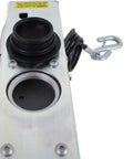 Heavy Duty Surge Brake Actuator For Hydraulic Drum Brakes 7500 Lbs Capacity close-up view of mounting socket and cable.