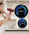Easy touch screen operation of Super Sleek 2 In 1 Portable Mini Washer And Dryer Combo  Hella Convenient With 3.5 Liter Capacity And Lcd Touch Screen.