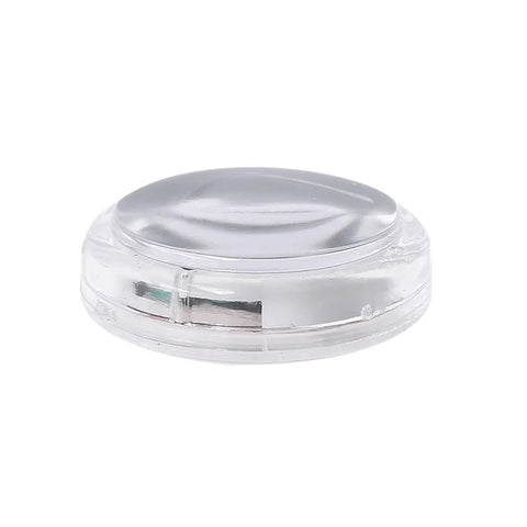 Motorcycle thermometer housing, round clear plastic case