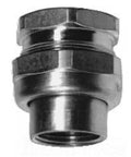 Pro Shop Rated 3.5 Inch FNPT Female Explosion Proof Conduit Union Built Tough From Rugged Feraloy Iron Alloy featuring threaded design.