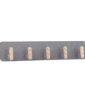 Built Tough Wall Mount Coat Hooks Heavy Duty Multi Purpose Organizer Zero Drama Install Super Slick Frosted Finish decorative gray hook rack