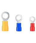 Cool Raxmolo Pre Insulated Ring Terminal Kit With 250 Pieces Of High Quality O Type Wire Lugs Featuring Premium Tin Plated Copper For Serious Conductivity And Rock Solid Electrical Connections In Any DIY Project, yellow blue red sizes