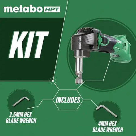 18V Cordless Nibbler For Metal Panels Beasts At Cutting Through Mild Steel, Aluminum, Stainless, And Corrugate With 180 Degree 3-Stop