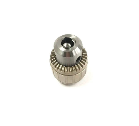 Ball Bearing Drill Chuck With Key For JT4 Fit, 1/32 To 3/4 Inch Capacity, Ultra Smooth Heavy Duty Construction, Hardened And Ground Components