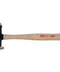 High Crown Cross Peen Finishing Body Hammer With Wood Handle, Twelve Inch Overall Length, Ideal For Forming Radiuses And Contours