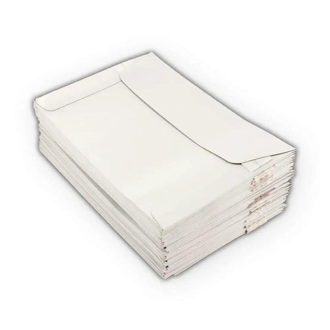 Rigid 6.5 By 4.5 Inch Photo Mailers White Cardboard Stay Flats With Peel And Stick Adhesive 250 GSM Self Sealing Anti Bend Protection