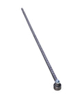 Heavy Duty Adjustable Circular Saw Guide Rail Fence Kit With Reinforced Steel Cutting Plate, showing a straight track for precise cuts.