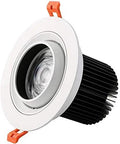 3UOOWWFA Led R Recessed Downlight Living Room Recessed Ceiling Light Attic Porch Lighting Built-in Spotlight CRI80 close-up view.