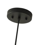 Ceiling mount view of Two Tier Drum Pendant Light With Adjustable Hanging Wire Hassle Free Install And Streamlined Design.