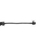 Side view of Flex Gooseneck C Clamp With 1/4-20 Threads, 360 Degree Rotation, 17-45mm Grip Range, Adjustable Arm Length, Universal Mount