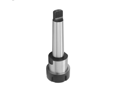 Pro Grade ER 40 Collet Adapter Arbor For Milling Machine With MT3 Shank Do It All Precision Tool standing upright on white background.