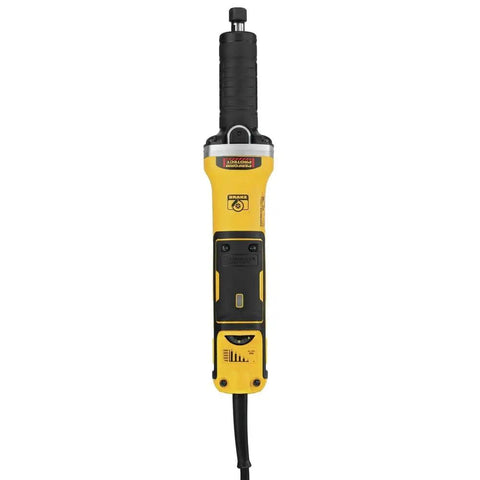 Heavy-Duty Brushless Die Grinder With Kicker Power And Smooth Variable Speed From 7500 To 25000 RPM Features Lock-On Paddle Switch For Sweat-Free Grinding Plus 1/4 Inch Collet And Reducer Sleeve For Quick Bit Swaps On Any Project.