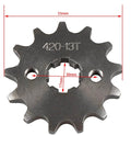 US Replacement Front Chain Sprocket Gear 13T 17mm For 420 Chain Fits ATV Pit Dirt Bike 50cc 70cc 90cc 110cc 125cc Cspart 2662843