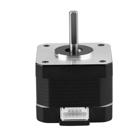Front view of 42BYGH34 Bipolar Stepper Motor 1.8 Degree 12V 1.3A 0.30Nm for 3D Printers with 4-wire connector.