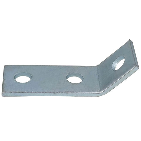 Three Hole Open Angle Bracket Corner Brace Framing Connector For Strut Channel Unistrut Compatible Fits One Half Inch Bolts And One And Five Eighths Inch Channel Pack Of Twelve
