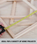 Measuring tape for home projects included in the 89-Piece Black Household Tool Set With 12 Pocket Tool Bag For Home DIY Projects