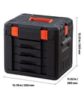 230 Piece Mechanics Tool Set With One Quarter Inch Three Eighths Inch And One Half Inch Drive Sockets SAE And Metric Wrenches Storage Case