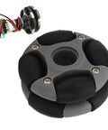 48mm Omnidirectional Wheel Double Row Multi Directional Wheel Replacement 14036 for Robot Industry, front view