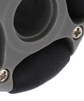 Close-up of 48mm Omnidirectional Wheel Double Row Multi Directional Wheel Replacement 14036 for Robot Industry, focusing on details.