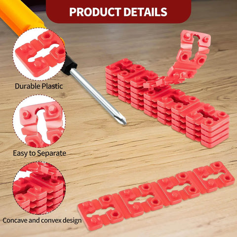 48Pcs Outlet Spacers For Electrical Boxes, Stackable Spacers For Loose Outlets And Light Switches, durable plastic design