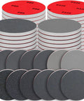 48 Pcs 3 Inch Round Sanding Sponge Set Grit 80 To 3000 For Wood Metal Auto Body stacked in multiple piles