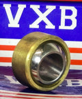 GE16-PW Spherical Plain Bearing 16x32x21mm Maintenance Free in brass outer ring, front view