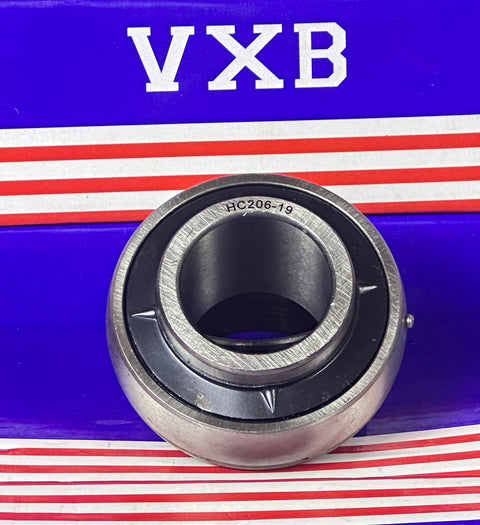 HC206-19 Bearing Insert 1 3/16"inch Mounted - Buy Bearings online - Fast US Shipping