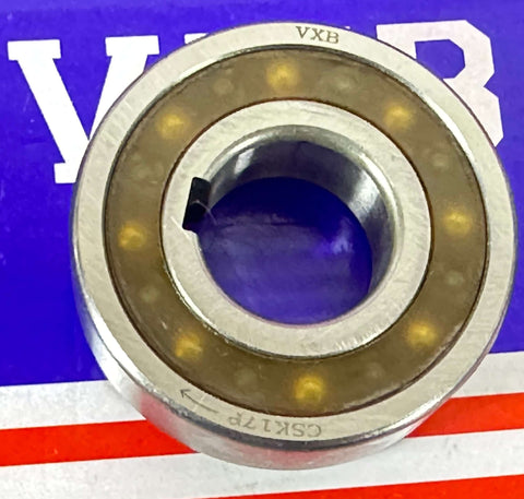 CSK17P One-Way Bearing - One inner Ring Key-way Sprag Freewheel Backstop Clutch - Buy Bearings online - Fast US Shipping