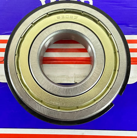 6308ZZNR Shielded Bearing with snap ring groove + a snap ring 40x90x23