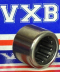 Closed End Needle Roller Bearing 9x13x10mm with dual rubber seals in front view