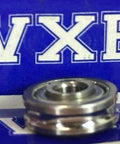 4x12x4/5mm U-Groove Track Roller Bearing Extended inner ring width of 5mm in front of VXB packaging